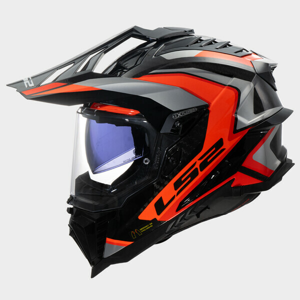 LS2 LS2 MX701 EXPLORER C FRONTIER II ORANGE-06 L